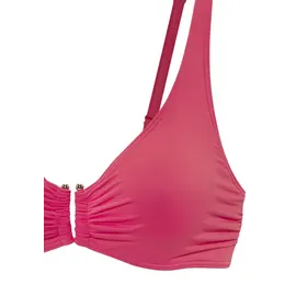 LASCANA Bikini-Top Damen Rosa 38 Cup D