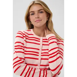 St Tropez Strickjacke PilaSZ Chalk Pink Red Multi Stripe S
