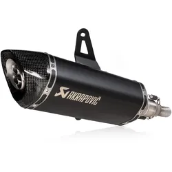 Slip-on Auspuff Akrapovic Italjet Dragster 125 - 200 schwarz