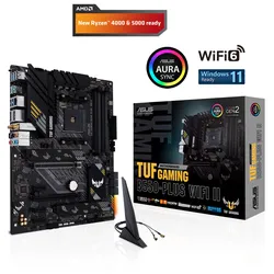 ASUS Mainboard "TUF GAMING B550-PLUS WIFI II", schwarz, Mainboards