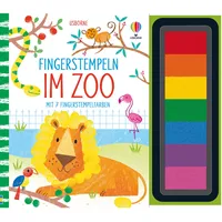 Usborne Verlag Fingerstempeln: Im Zoo