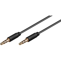 MicroConnect AUDLL1 Audio-Kabel 1 m 3.5mm Schwarz