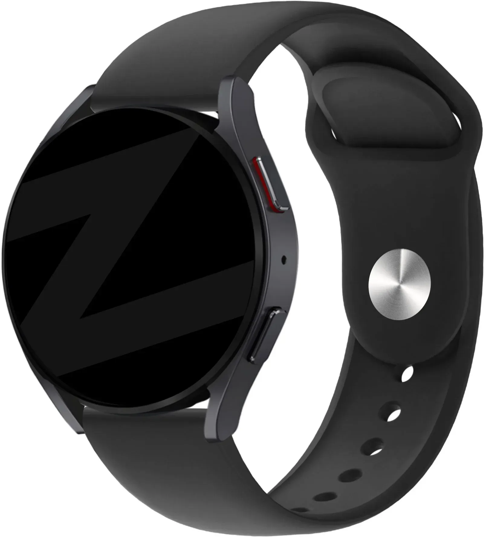 Bandz Noise Noisefit Diva 2 Armband Silikon 'Deluxe' für Noise Noisefit Diva 2 - Schwarz - Druckknopf Verschluss