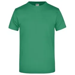 Komfort T-Shirt Rundhals JN002, irisch-grün, Größe M - grün - M