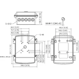 Dahua PFA6400S Water-proof Power Box (PFA6400S) - Weiß