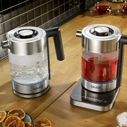 GRAEF Glas Wasserkocher Teekocher WK350