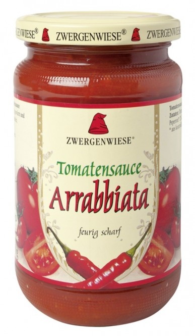 Zwergenwiese Tomatensauce Arrabbiata bio