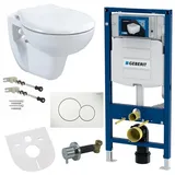 Geberit Taharet Bidet Wand Hänge WC Weiß Vorwandelement Betätigungsplatte Softclose