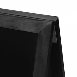 SHOWDOWN Displays Showdown Kundenstopper Kreidetafel Natura - 55x85cm - Holz - Schwarz