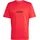 adidas Essentials Linear Single Jersey Tee, pure ruby/black M