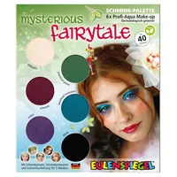 Eulenspiegel Schmink-Palette Mysterious Fairytale, Anleitung für 5 Elfen-Masken, Kinderschminke,