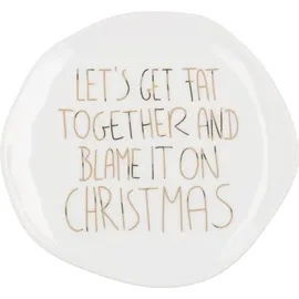 r√§der design Teller "Let ́s get fat together..."