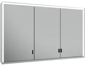 Keuco Spanplattenschraube lange Türen Royal Lumos 120x73x16cm, o Abl, WV, 3-trg., si-elox