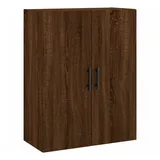 vidaXL Wandschrank Braun Eichen-Optik 69,5x34x90 cm