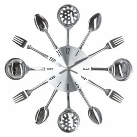 Atmosphera Créateur d'intérieur Atmosphera Wanduhr 38,0 cm 2,5 silber