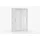 fabryka mebli idźczak Schwebetürenschrank Neomi 04 - Weiß/Weiß, 120cm, moderner Kleiderschrank - Weiß