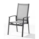 Sieger Lima Hochlehner verstellbar, Aluminium - Graphit
