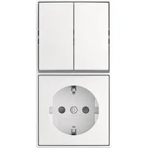 Busch-Jaeger Schuko-Steckdose 2601/5/20 Alpinweiß