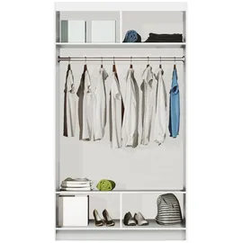 masseno Schwebetürenschrank NAMI 120 x 215 x 61 cm Schwarz