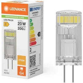 LEDVANCE LED PIN 20 320° P 1,5 W 827 klar G4