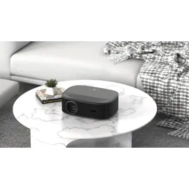 MAXXO LED800, 700 ANSI Lumen, Native Full HD 1080P, Unterstützung 4K, 5000:1, Autofokus, 5G WiFi, Bluetooth, Dolby Audio, zertifiziertes Netflix, YouTube, Prime Video, Linux (Anthrazit)