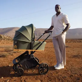 lionelo Mika Plus 3in1 Buggy 0-48 Monate bis 22 kg Babywagen bis zu 9 kg Kindersitz Babytrage bis zu 13 kg, Rückenlehne verstellbar, Dämpfung, 360° Räder, XXL-Verdeck