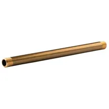 Tradecom Messing Gewinde-Fitting Distanz Doppelnippel 1/2" - 1/2"