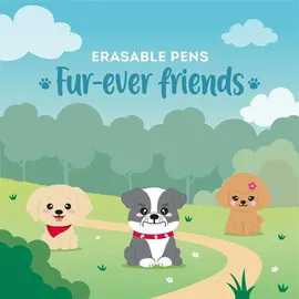Legami Löschbarer Gelstift Set Fur-Ever Friends 3 St.