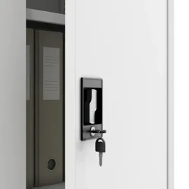 Jan Nowak Jan II Aktenschrank 185 x 115 x 40 cm Weiß