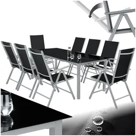 Tectake Pompeii Set 8-tlg. Silber
