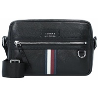 Tommy Hilfiger Premium Umhängetasche Leder 24 cm black