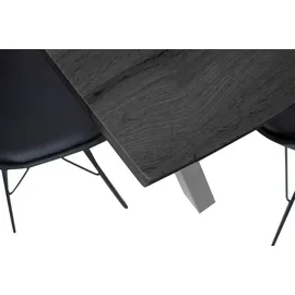 möbelliebling Josy 120 x 77 x 80 cm grau/silber