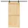 vidaXL Narvik rechts 95 x 210 cm Braun/Schwarz