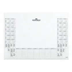 DURABLE Schreibunterlage Kalender weiß 7292 02 für 7291