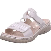 Rieker Damen Pantolette silber/platin, Damen:40 EU