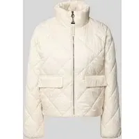 s.Oliver Regular Fit Steppjacke mit Stehkragen, Beige, 38