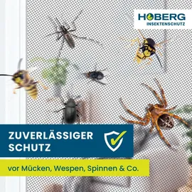 Hoberg Insektenschutzvorhang 100 x 210 cm Schwarz