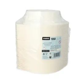 Papstar Kunststoff Suppenschalen, 500 ml, weiß