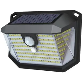 LUXULA Solarleuchte Kunststoff IP44 mit PIR-Lichtsensor 3 Lichtmodi schwarz