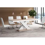 Design Esstisch Tisch HE-888 Hochglanz ausziehbar 160 bis 210 cm