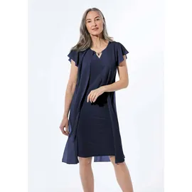 GOLDNER Abendkleid Midi Blau 19