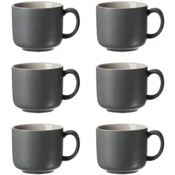 Ritzenhoff & Breker Jasper Kaffeetassen 6er Set Geschirr 6 ct 