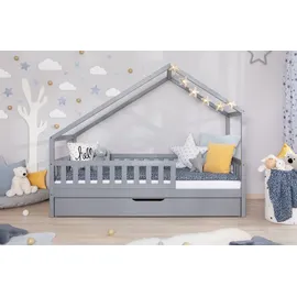 TICAA Hausbett Lou 120 x 200 cm Kiefer massiv