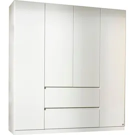 Rauch Drehtürenschrank »Kleiderschrank Schrank Garderobe Wäscheschrank NIDDA mit moderner«, griffloser Front sowie Push-to-Open Funktion MADE IN GERMANY, weiß