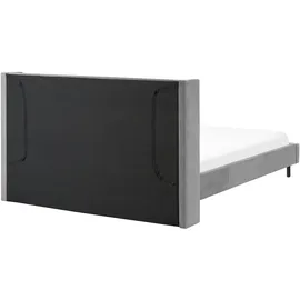 Beliani Villette 180 x 200 cm Grau
