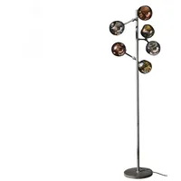 KAWOLA Stehleuchte PELOTA Stehlampe 6-flammig Glas schwarz