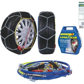 Goodyear 77908 77908: "G9 Schneeketten, 9 mm. Größe 100, Zertifizierung TUV und ÖNORM., Größe 100.