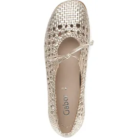 Gabor Ballerinas in gold, | Gr.: 41 EU 7,5 UK