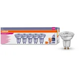 Osram LED-Reflektorlampe 5er Set GU10 PAR16 4,5W 3000K