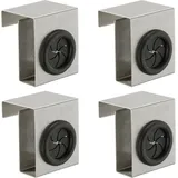 Wenko Handtuchhalter Push - Pull 4er Set